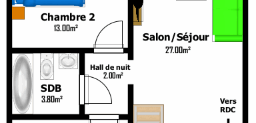 Maison en pierres du pays