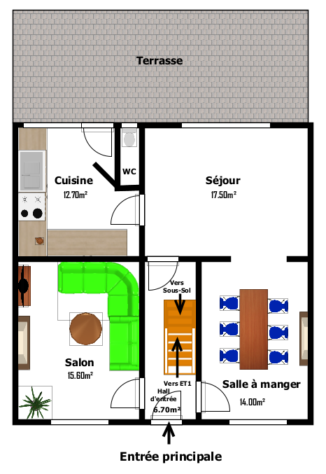 Belle maison 4 chambres