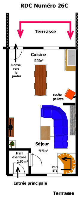 Sympatique maison 2 chambres