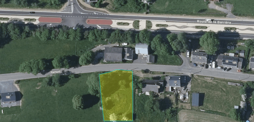 Superbe terrain à bâtir