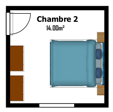 Appartement 2 chambres