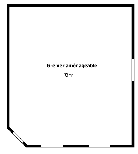 Bel appartement duplex 3 chambres au coeur de Saint-Gérard