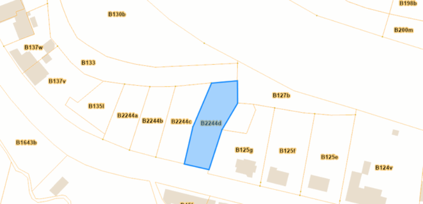 Très beau terrain à bâtir de plus de 1100m²