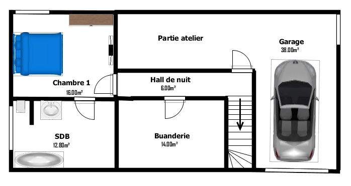 Belle maison 4 chambres avec jardin de plus de 3.000m²