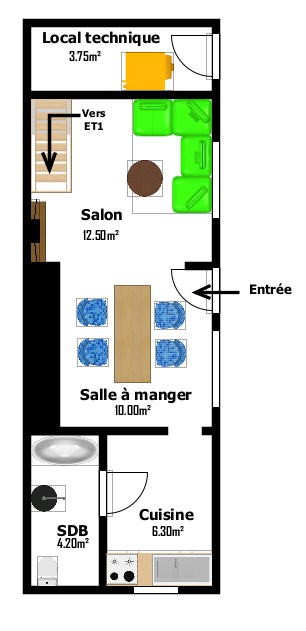 Superbe maison 4 chambres dans une rue paisible