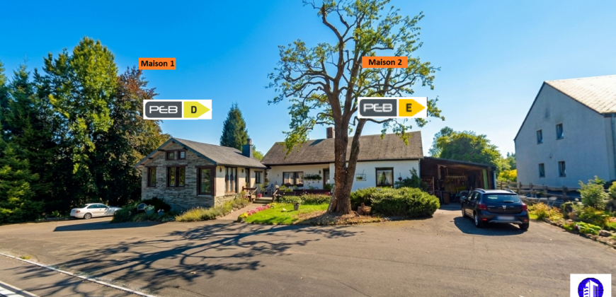 Avis aux investisseurs, deux maisons sur un terrain de plus de 1600m²