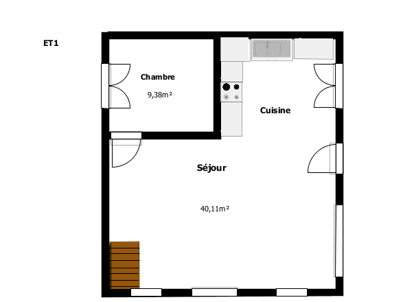 Avis aux investisseurs, deux maisons sur un terrain de plus de 1600m²